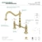 Kingston Brass KS1172PX Heritage Bridge Kitchen Faucet, Polished Brass KS1172PX - alternate 2